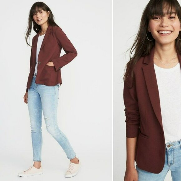 Old Navy Classic Ponte Knit Blazer M - Picture 3 of 8